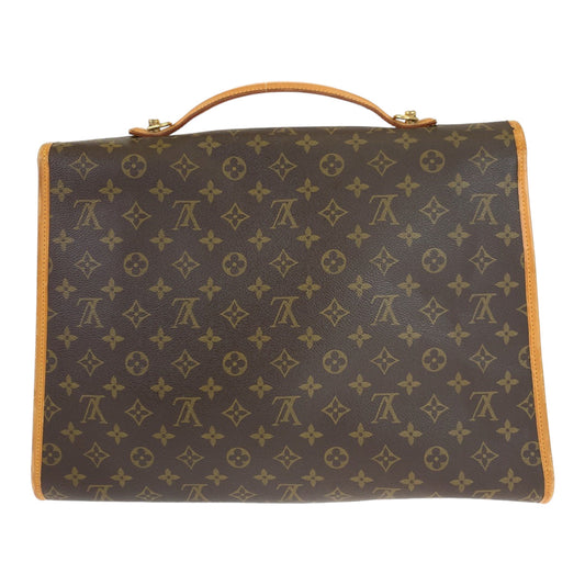 LOUIS VUITTON Business bag M51120 PVC Brown Business Bag 2way Crossbody Shoulder Bag Unisex Monogram Beverly MM mens Used