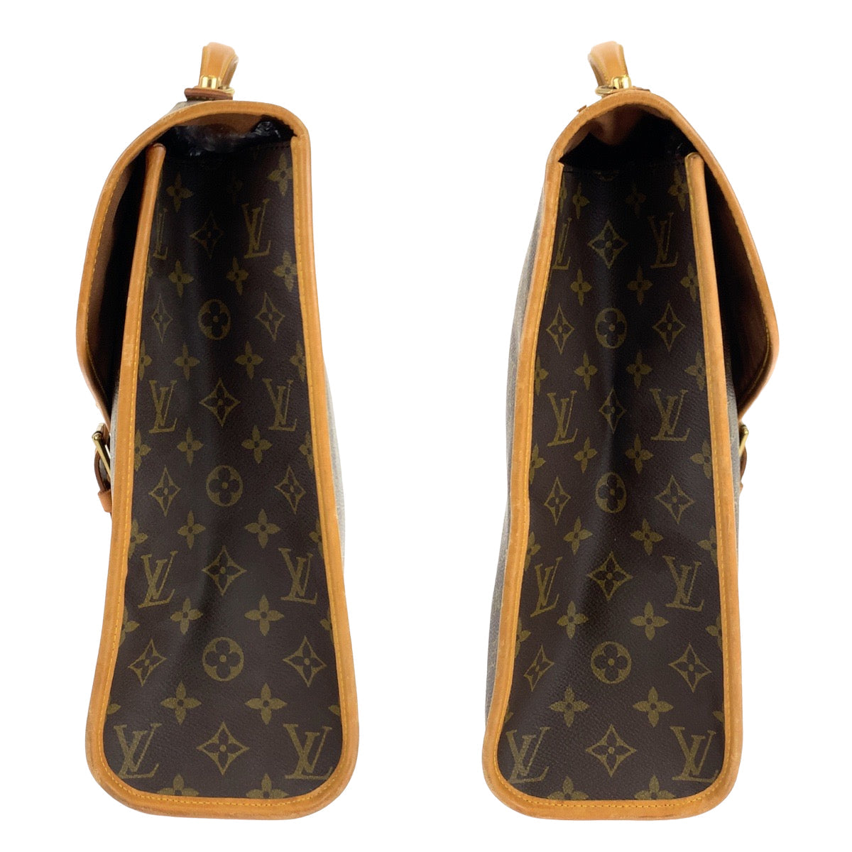 LOUIS VUITTON Business bag M51120 PVC Brown Business Bag 2way Crossbody Shoulder Bag Unisex Monogram Beverly MM mens Used