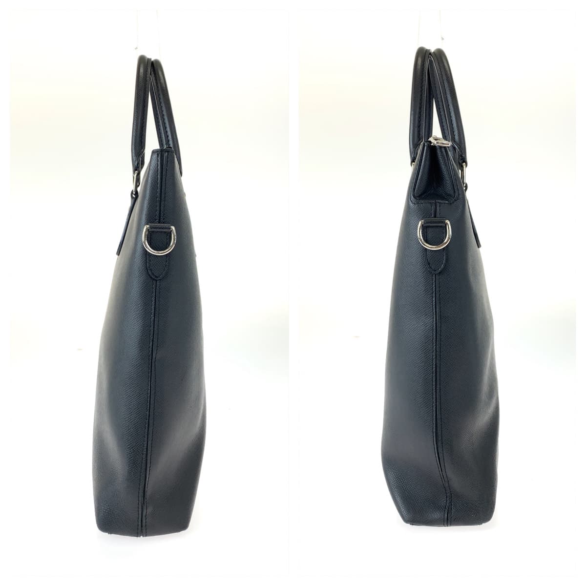 LOUIS VUITTON Business bag M33433 Taiga Noir black black Tote Bag Business bag Taiga Anton Tote mens Used