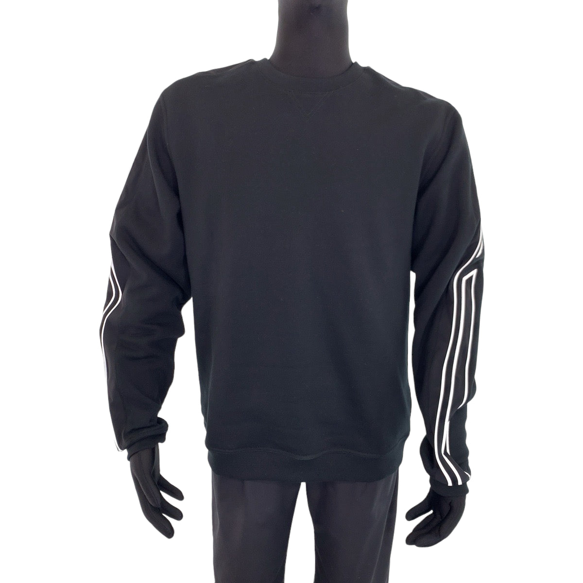 HERMES sweat H167515HA013XL cotton black black white white Sweatshirt, fleece lining 22AW RunH mens L Used