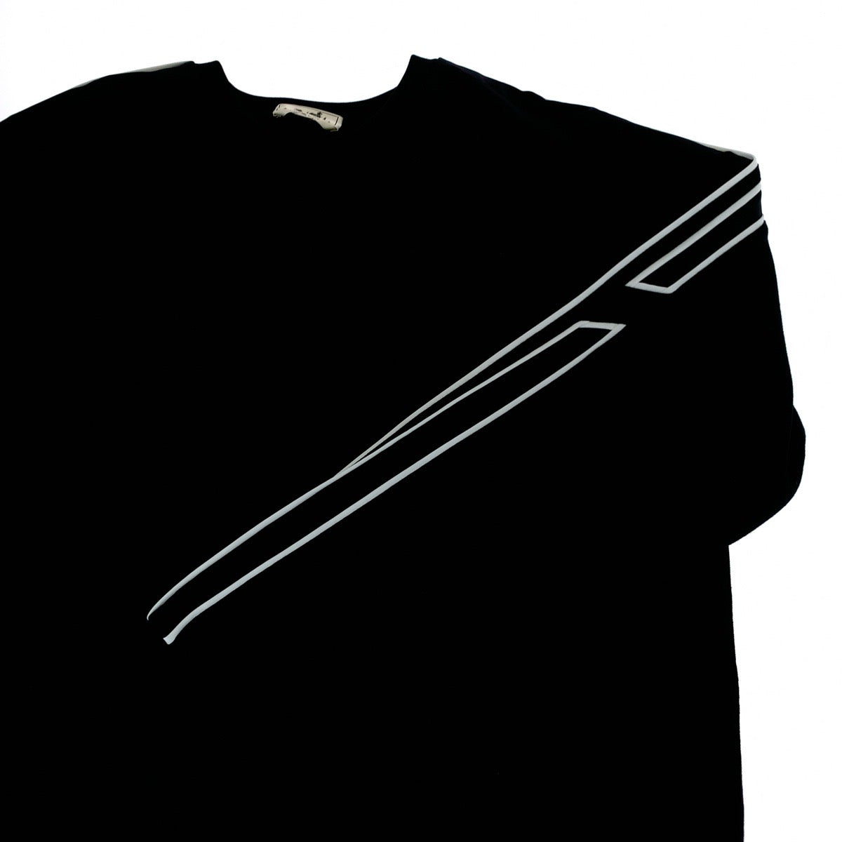 HERMES sweat H167515HA013XL cotton black black white white Sweatshirt, fleece lining 22AW RunH mens L Used