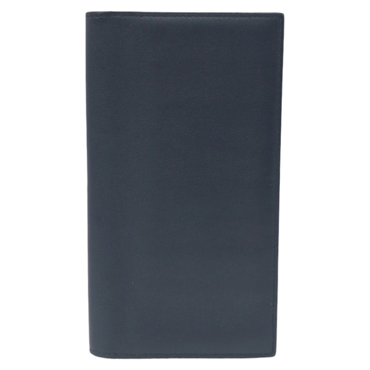 HERMES Bill Compartment leather Black black Bill Compartment Bifold Wallet Citizen twill mens Used