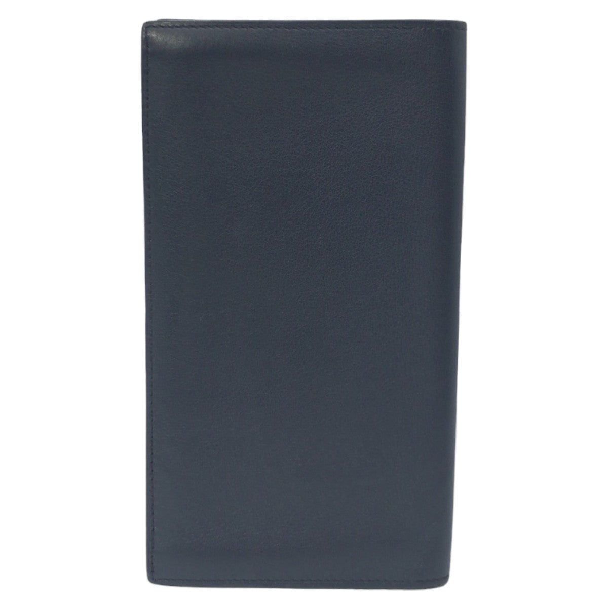 HERMES Bill Compartment leather Black black Bill Compartment Bifold Wallet Citizen twill mens Used