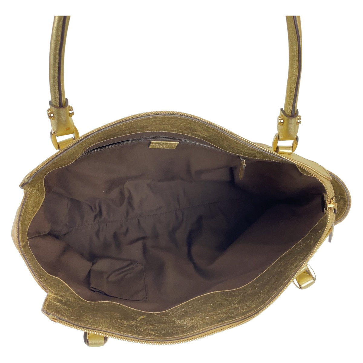 GUCCI Tote Bag 189831 GG canvas Beige Gold Metal Tote Bag Shoulder Bag Abbey Women Used