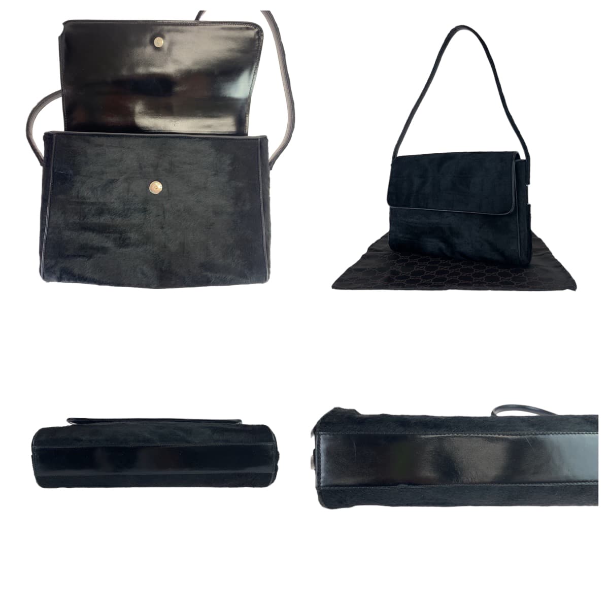 GUCCI Shoulder Bag 001 1274 1757 Harako black Shoulder Bag Old Gucci Women Used