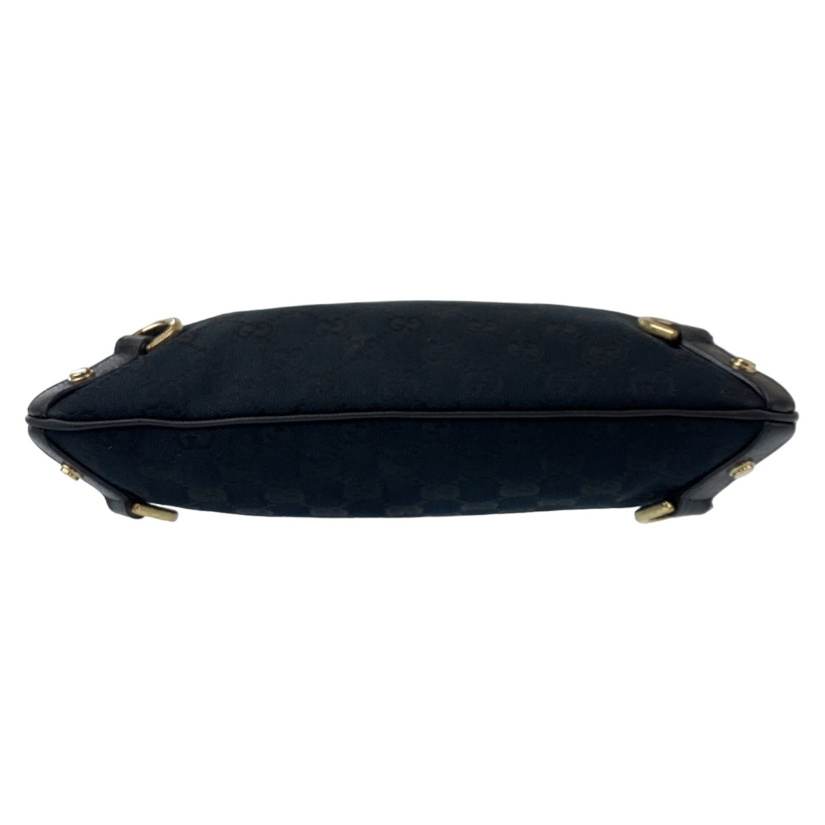 GUCCI Shoulder Bag 131326 GG canvas, leather Black GoldMetal Crossbody Shoulder Bag Messenger Bag Abbey Women Used