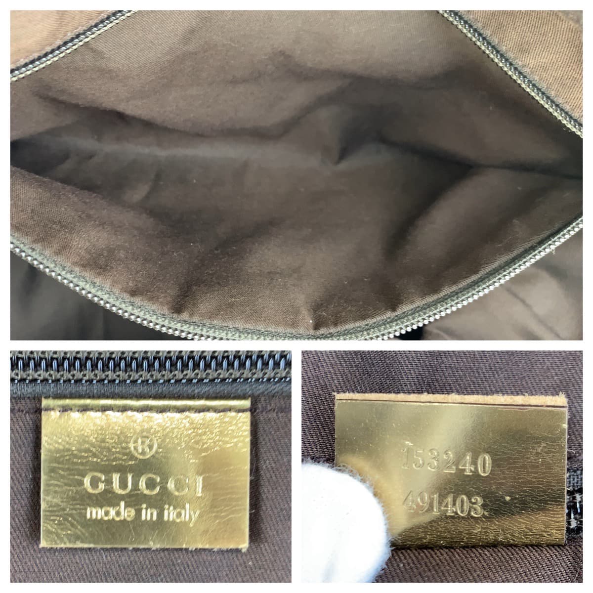 GUCCI Boston Duffel bag 153240 GG canvas Beige Gold Metal Boston Duffel bag Handbag Unisex GG pattern Women Used