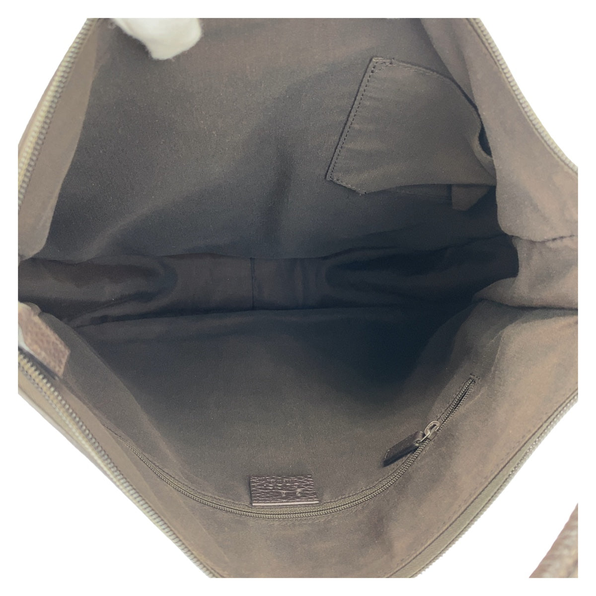 GUCCI Shoulder Bag 293581 GG canvas, leather Brown Silver Metal Hobo Shoulder Bag Handbag Abbey GG pattern Women Used