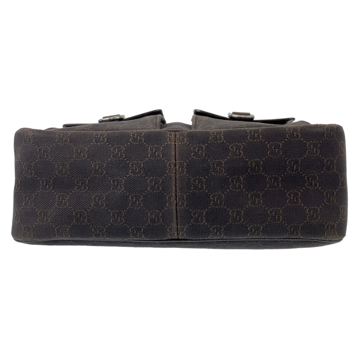 GUCCI Shoulder Bag 293581 GG canvas, leather Brown Silver Metal Hobo Shoulder Bag Handbag Abbey GG pattern Women Used