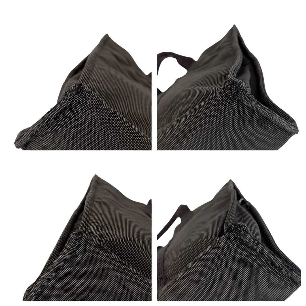 HERMES Tote Bag canvas Grey SilverMetal Tote Bag Handbag A4 storage Unisex Her Line MM mens Used