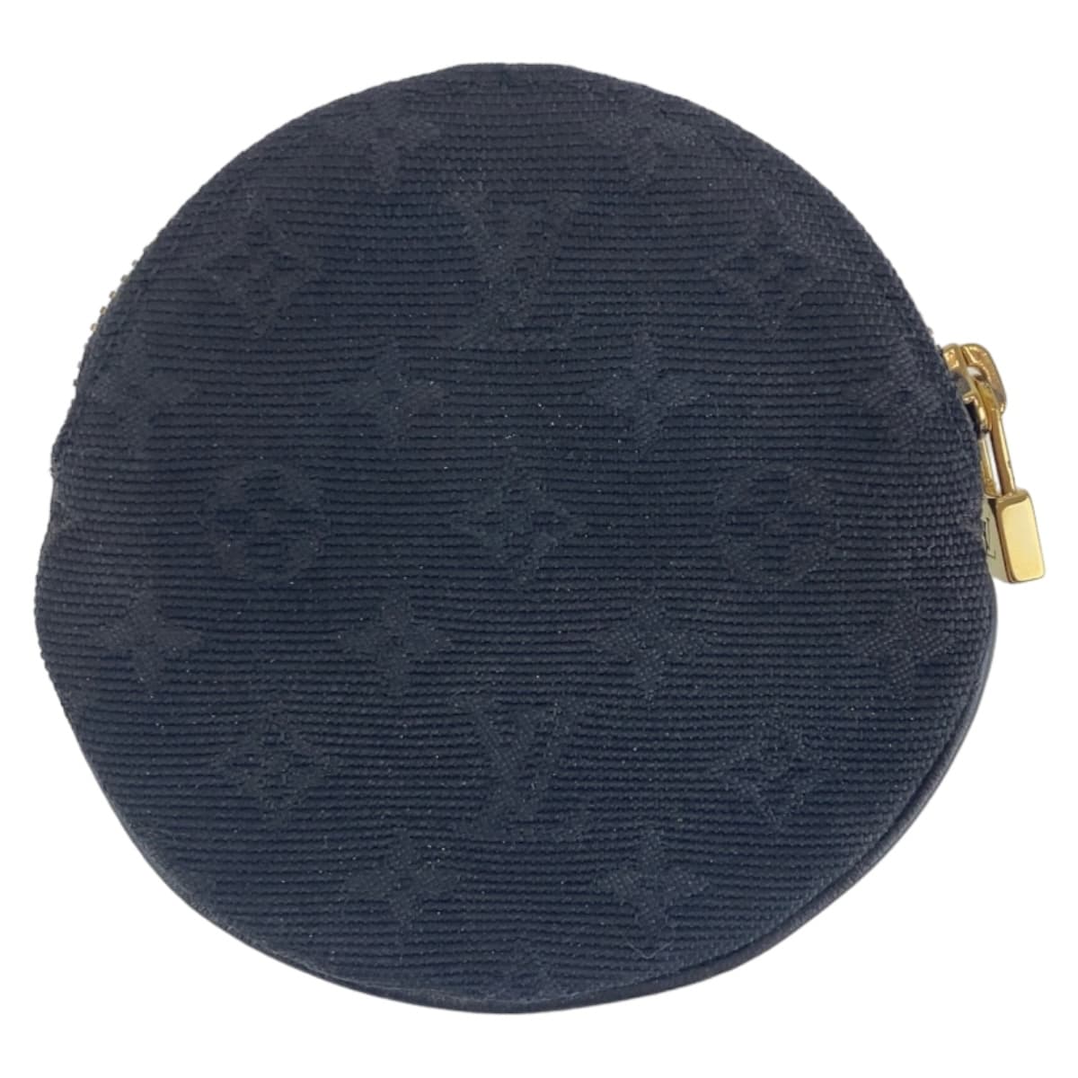 LOUIS VUITTON Coin case M92450 canvas Dark navy Monogram Portonet Ron