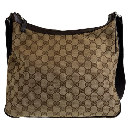 GUCCI Shoulder Bag 131211 GG canvas Beige SilverMetal Crossbody Shoulder Bag Messenger Bag Unisex mens Used