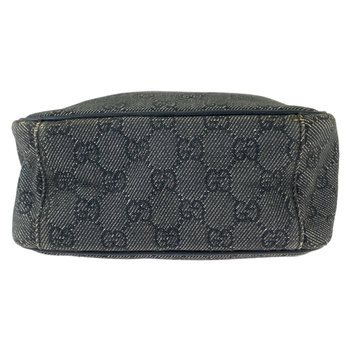 GUCCI Shoulder Bag 3136 GG canvas Grey Black SilverMetal Crossbody Shoulder Bag Pochette Women Used