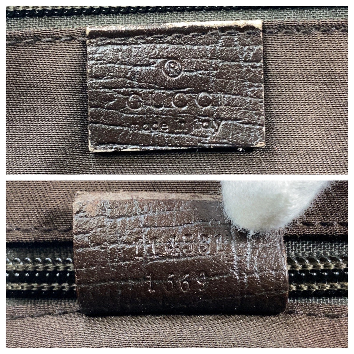 GUCCI Shoulder Bag 114531 GG Supreme canvas, leather Brown Silver Metal Crossbody Shoulder Bag Pochette Women Used