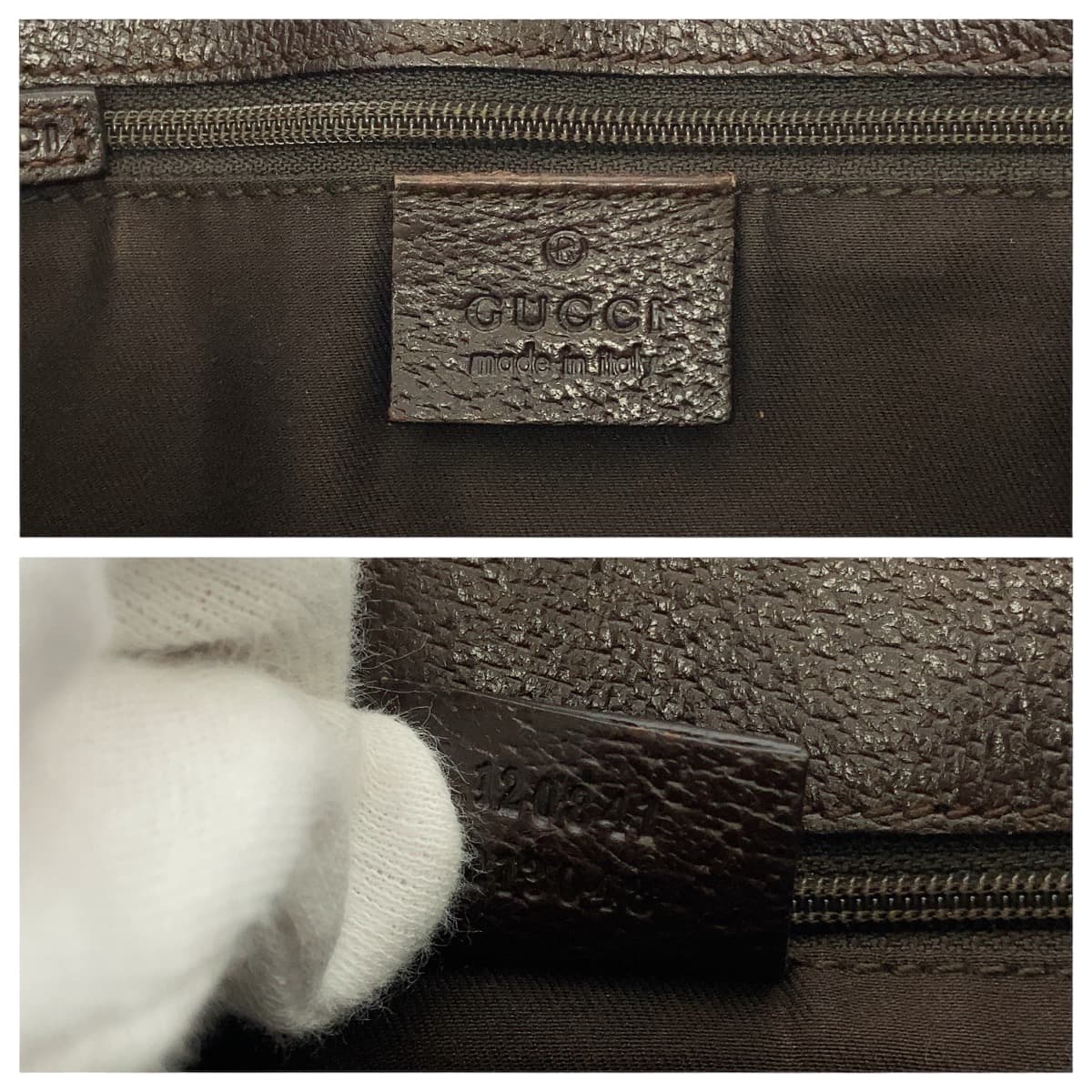 GUCCI Shoulder Bag 120841 GG canvas Brown Silver Metal Shoulder Bag Messenger bag Eclipse Women Used