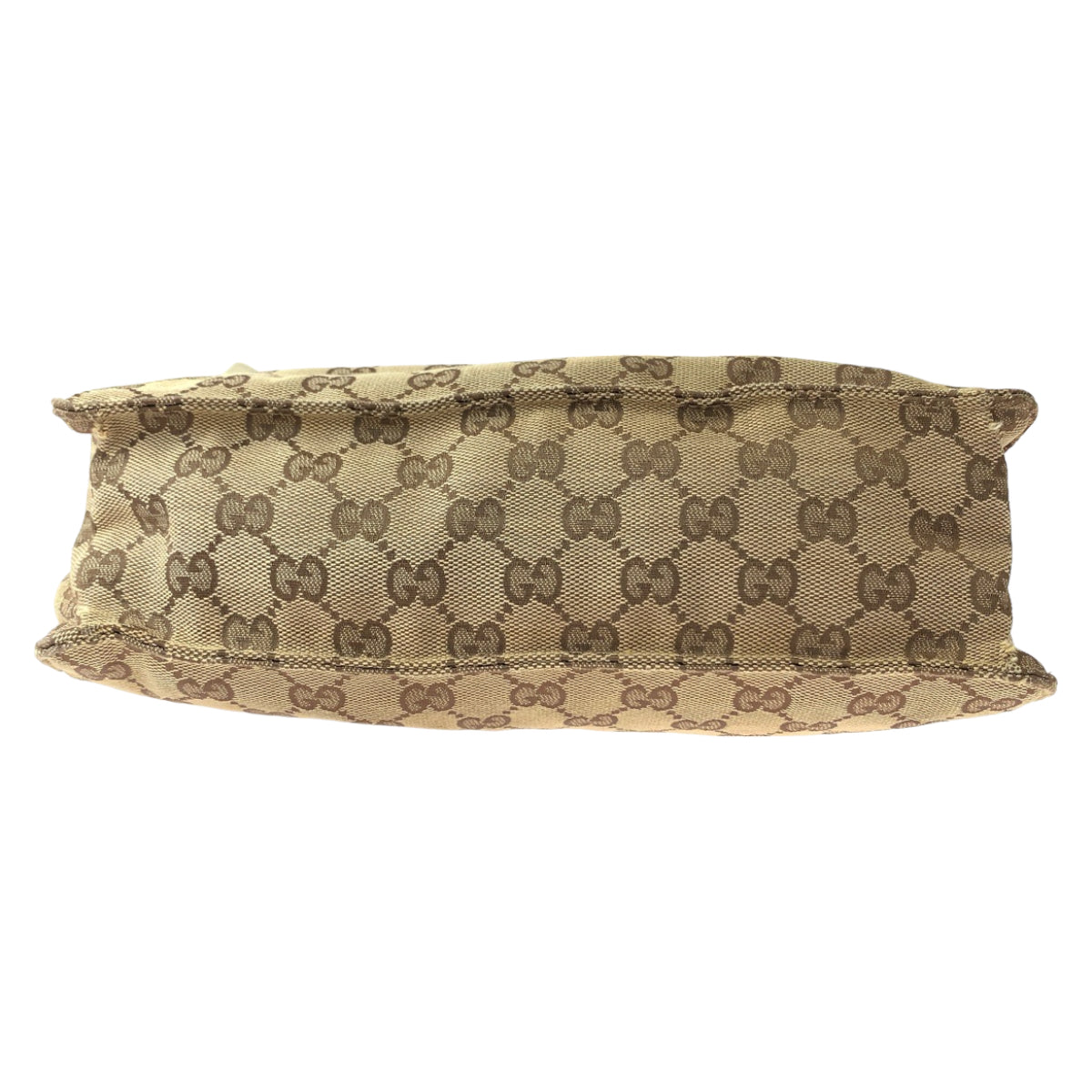 GUCCI Shoulder Bag 120841 GG canvas Brown Beige Gold Metal Shoulder Bag Crossbody Women Used