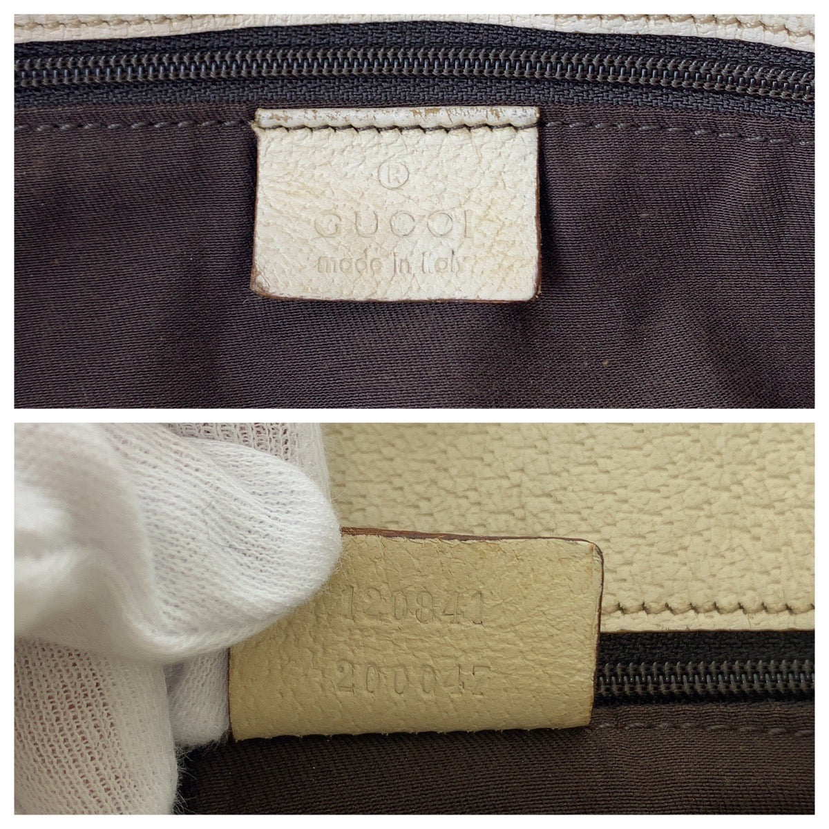 GUCCI Shoulder Bag 120841 GG canvas Brown Beige Gold Metal Shoulder Bag Crossbody Women Used