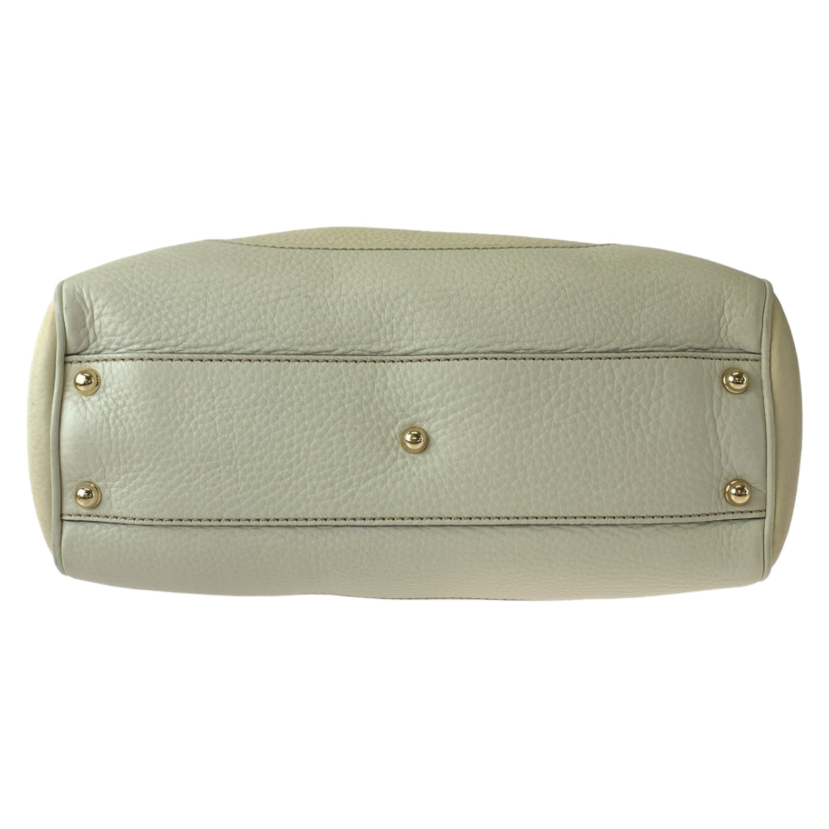 GUCCI Shoulder Bag 308360 leather Ivory Brown Gold Metal Shoulder Bag handbag Bamboo Women Used