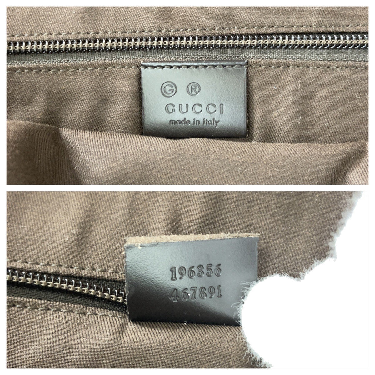 GUCCI Boston Duffel bag 196356 GG canvas, leather Dark Brown SilverMetal Boston Duffel bag unisex Women Used