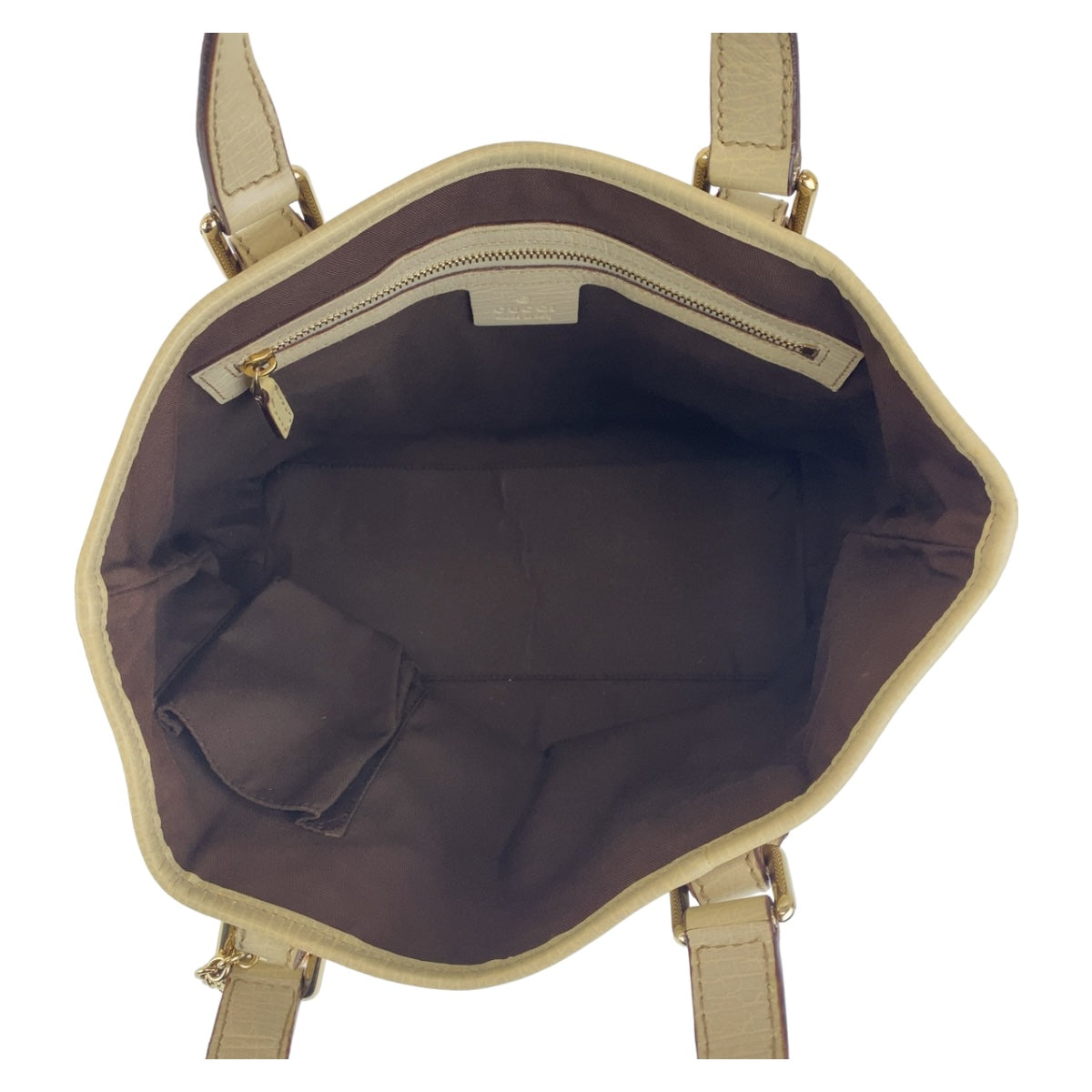 GUCCI Tote Bag 139261 GG canvas Beige Multicolor Gold Metal Tote Bag handbag Sherry Women Used