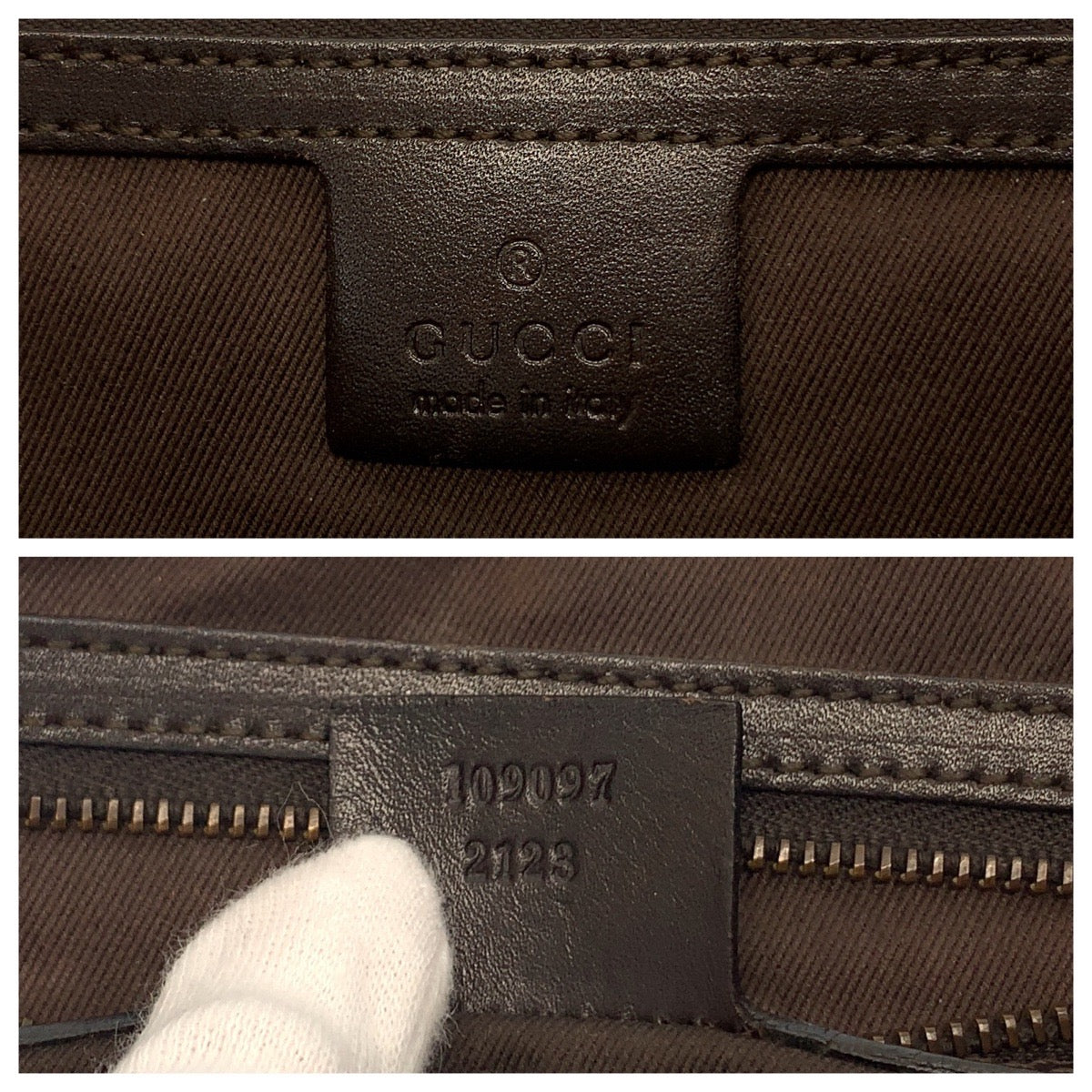 GUCCI Shoulder Bag 109097 GG canvas Brown Gold Metal Crossbody Shoulder Bag Messenger Bag Women Used