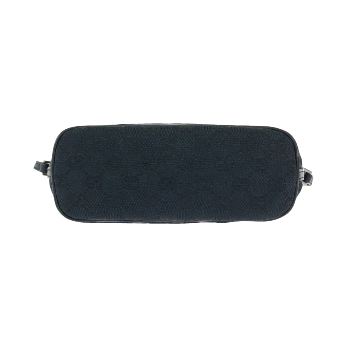 GUCCI Handbag 039 1103 GG canvas Black SilverMetal Handbag accessory pouch Women Used