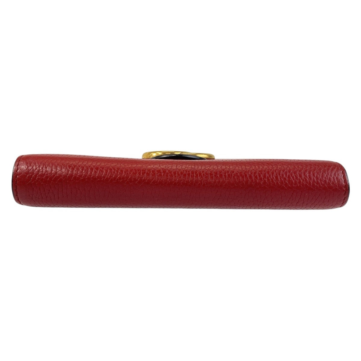GUCCI Shoulder Bag 401232 leather Red Gold Metal Crossbody Shoulder Bag Chain Wallet GG Marmont Women Used