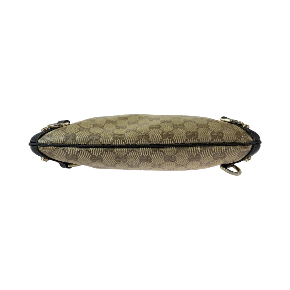 GUCCI Shoulder Bag 268642 GG Supreme Canvas Beige Brown Gold Metal Shoulder Bag Crossbody Messenger Bag GG crystal Women Used