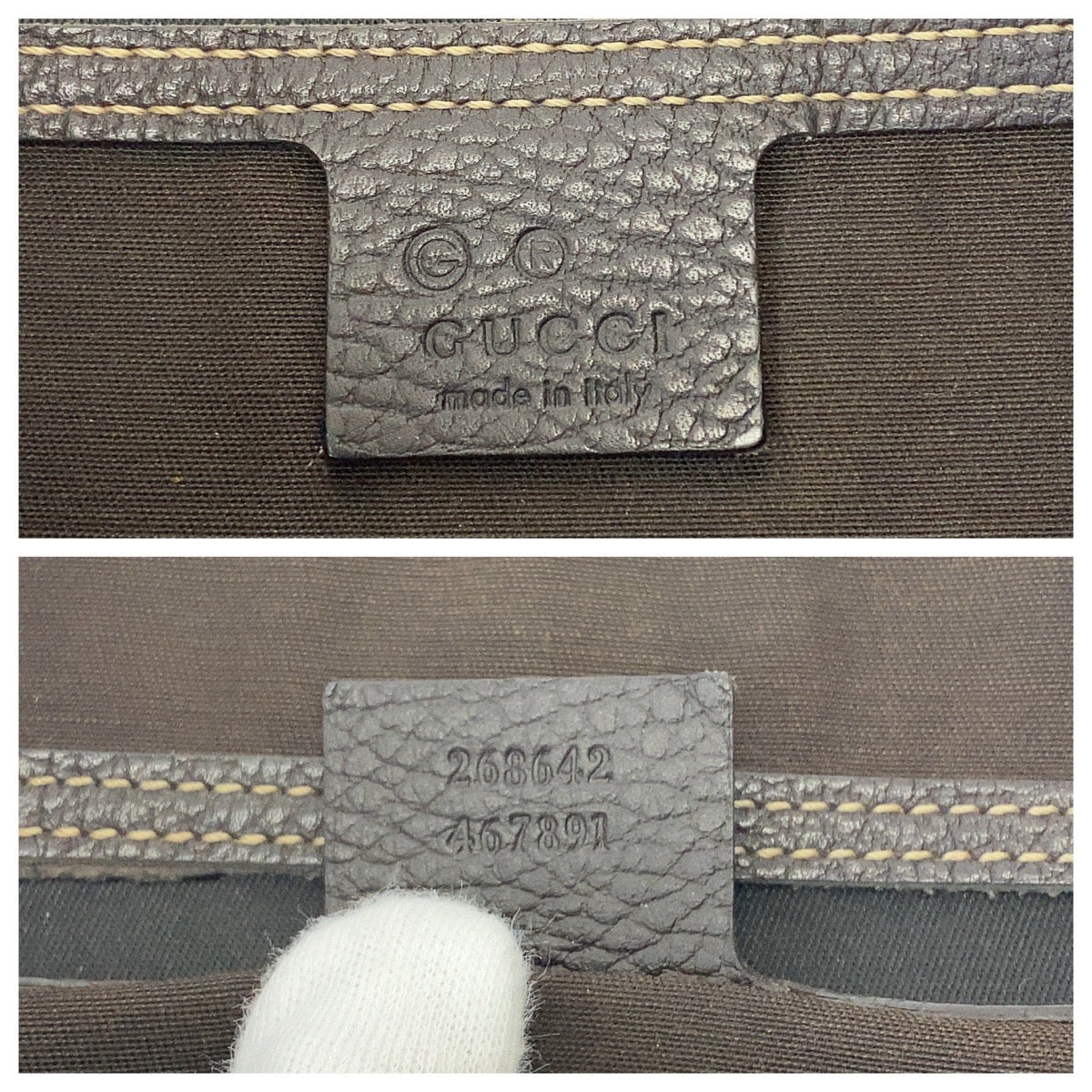 GUCCI Shoulder Bag 268642 GG Supreme Canvas Beige Brown Gold Metal Shoulder Bag Crossbody Messenger Bag GG crystal Women Used