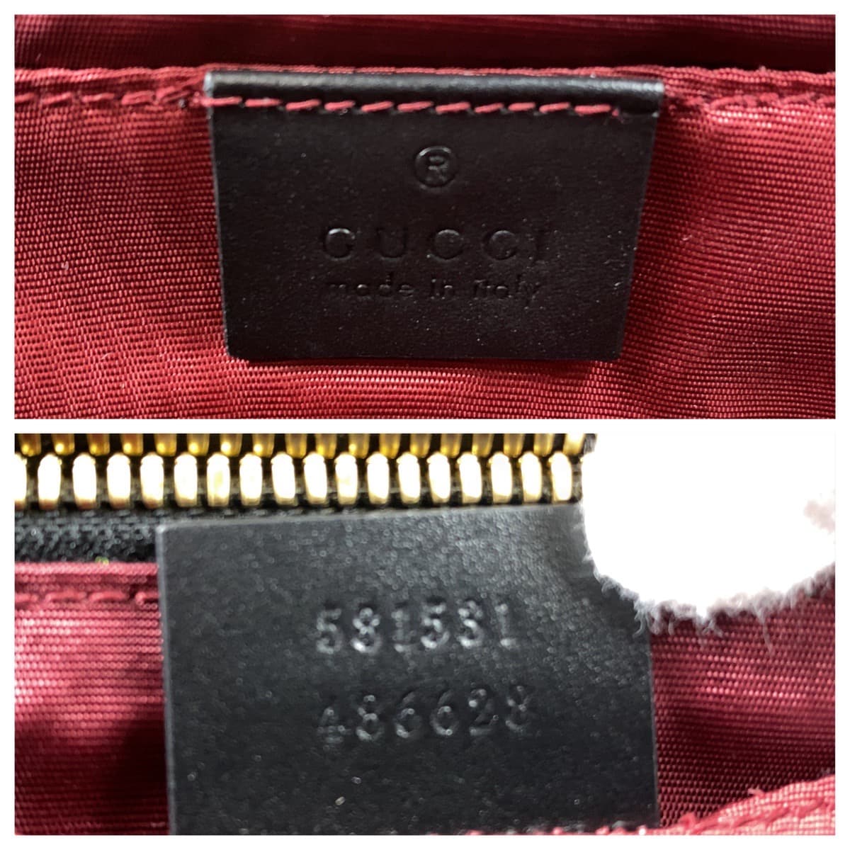 GUCCI Business bag 581531 Calfskin Black GoldMetal Business bag briefcase Zumi mens Used