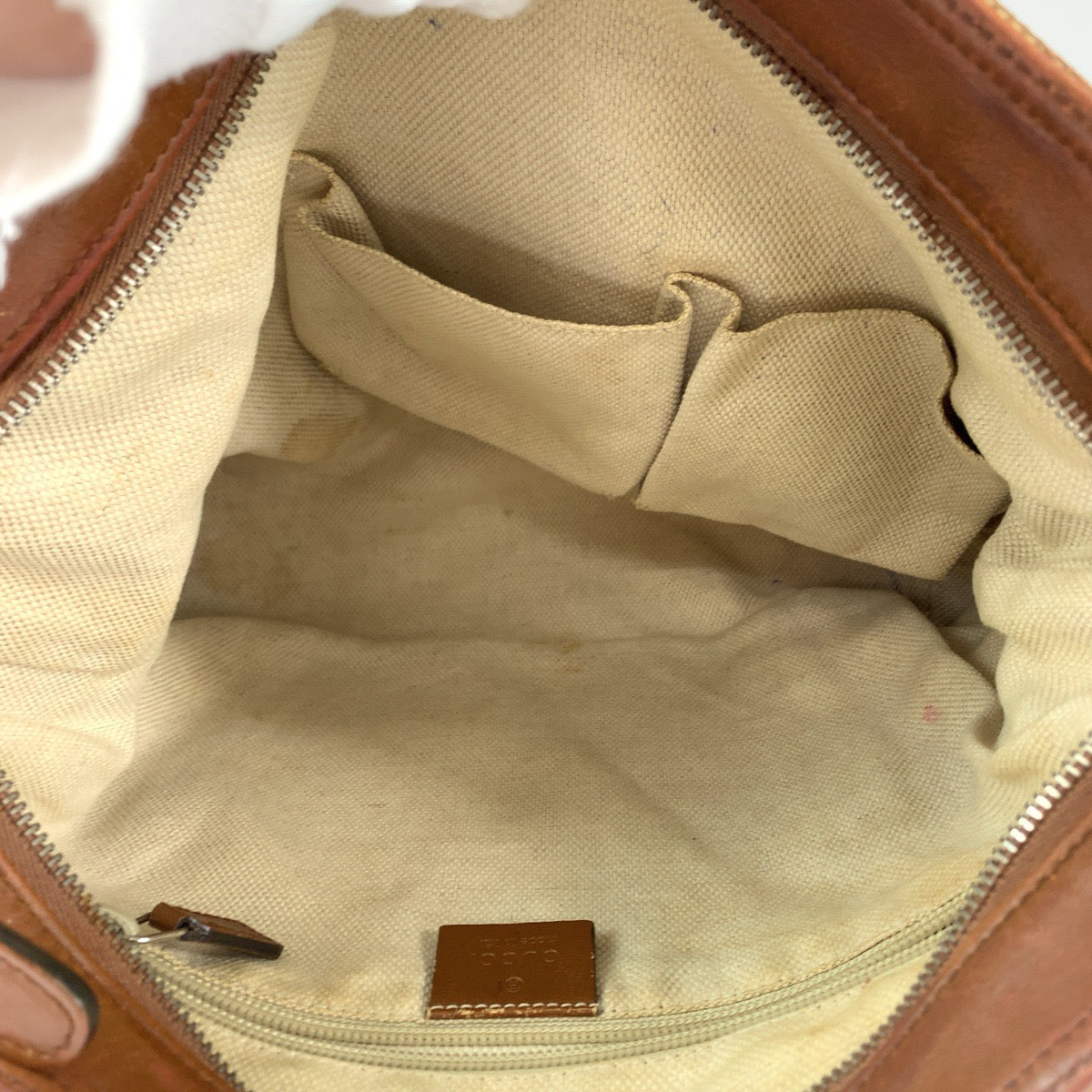 GUCCI Shoulder Bag 337598 GG canvas Brown Silver Metal Shoulder Bag Messenger bag Sherry line Women Used