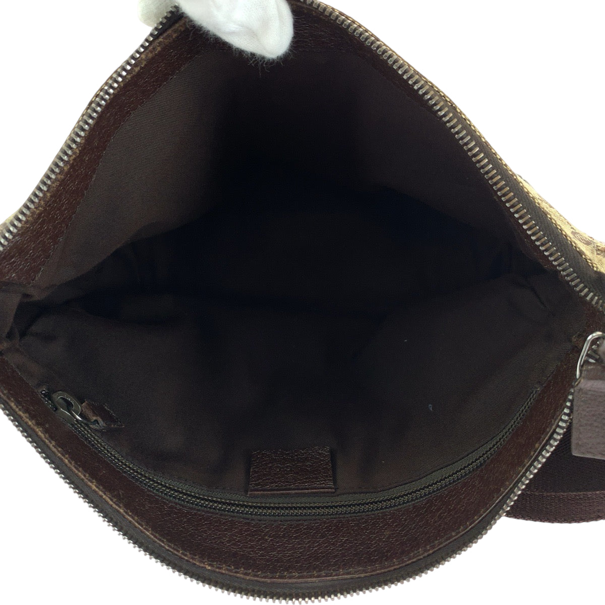 GUCCI Shoulder Bag 114273 GG canvas Brown Beige SilverMetal Shoulder Bag Messenger bag Women Used