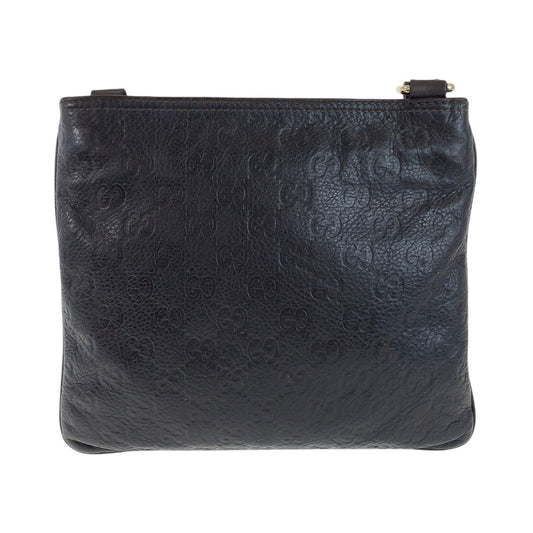 GUCCI Shoulder Bag 201538 leather Brown Gold Metal Crossbody Shoulder Bag Pochette Guccisima mens Used