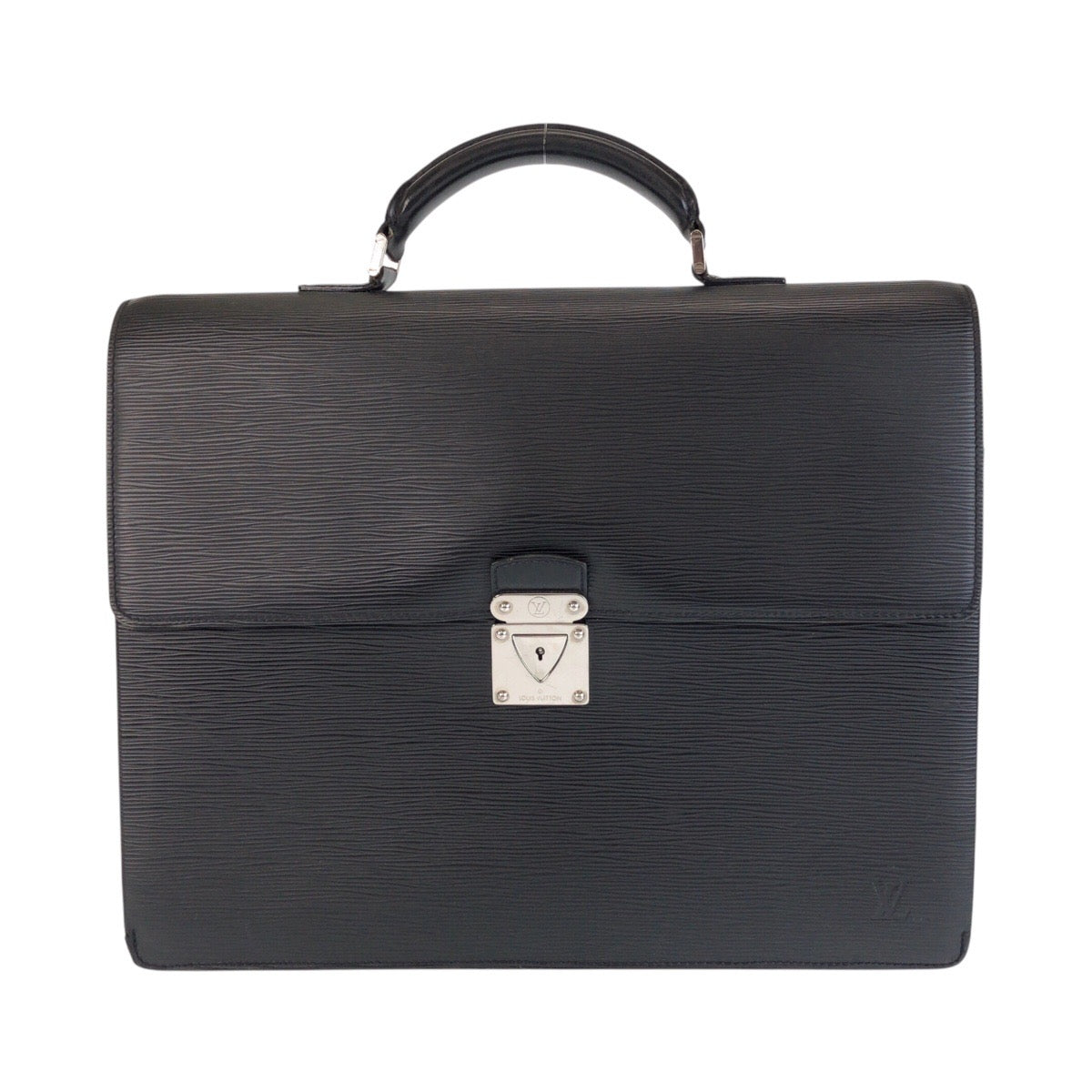 LOUIS VUITTON Business bag M54532 Epi Leather Noir Black SilverMetal Business bag briefcase Epi Robusto mens Used