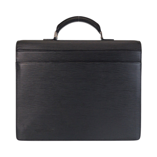 LOUIS VUITTON Business bag M54532 Epi Leather Noir Black SilverMetal Business bag briefcase Epi Robusto mens Used
