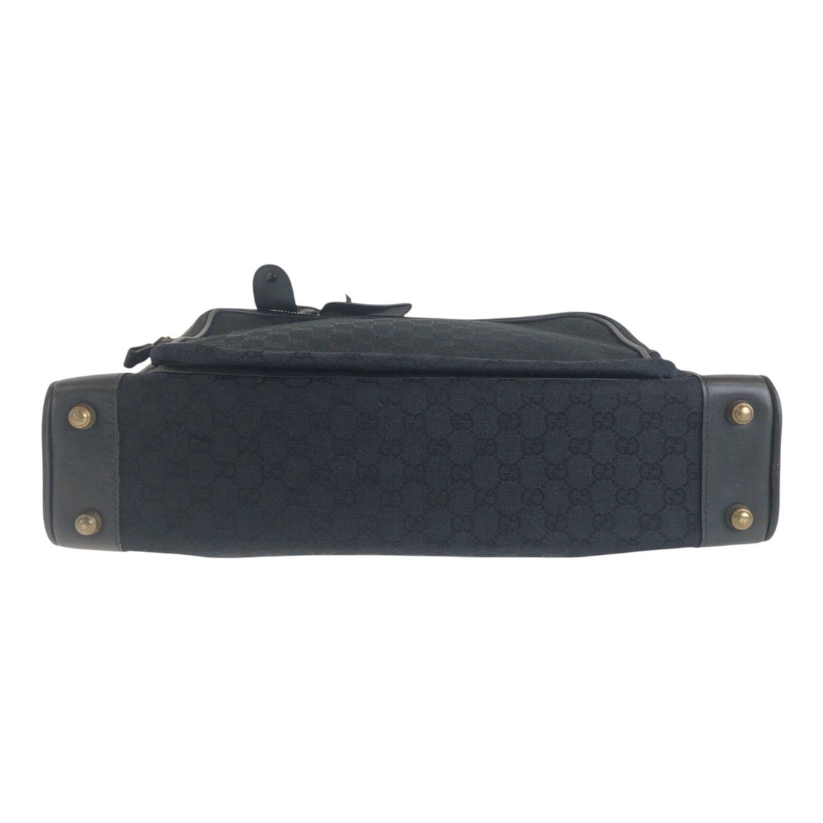 GUCCI Business bag GG canvas Black GoldMetal Business bag briefcase Old Gucci mens Used