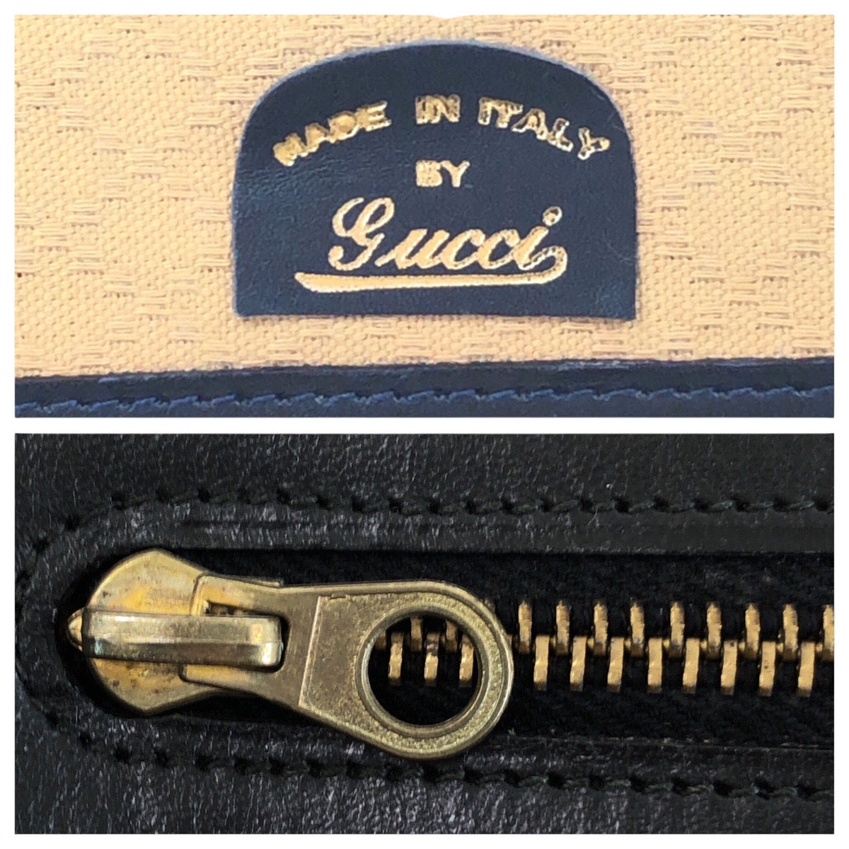 GUCCI Business bag GG canvas Black GoldMetal Business bag briefcase Old Gucci mens Used