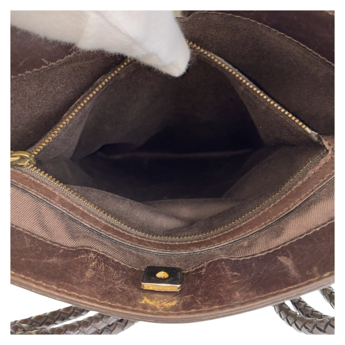 GUCCI Shoulder Bag 109097 GG canvas, leather Brown Beige Gold Metal Crossbody Shoulder Bag Messenger Bag Women Used