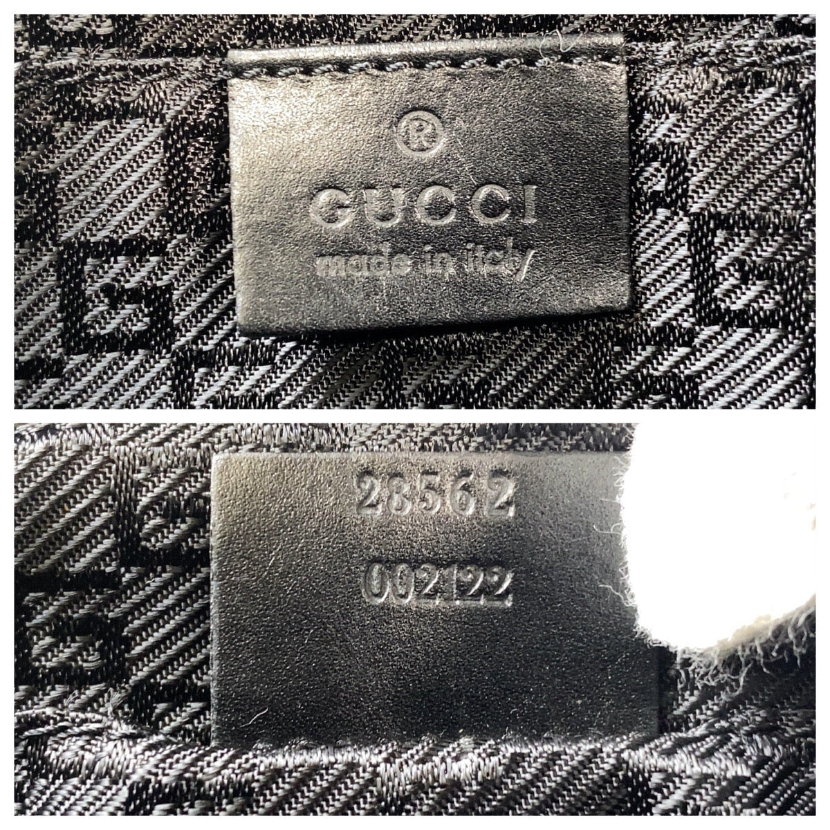 GUCCI Shoulder Bag 28562 Nylon, Leather Black SilverMetal Crossbody Shoulder Bag Messenger Bag Women Used