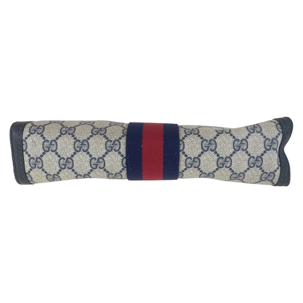GUCCI Clutch bag 64 014 2125 28 GG canvas, leather Navy Clutch bag business bag unisex Old Gucci Shelly Line Women Used