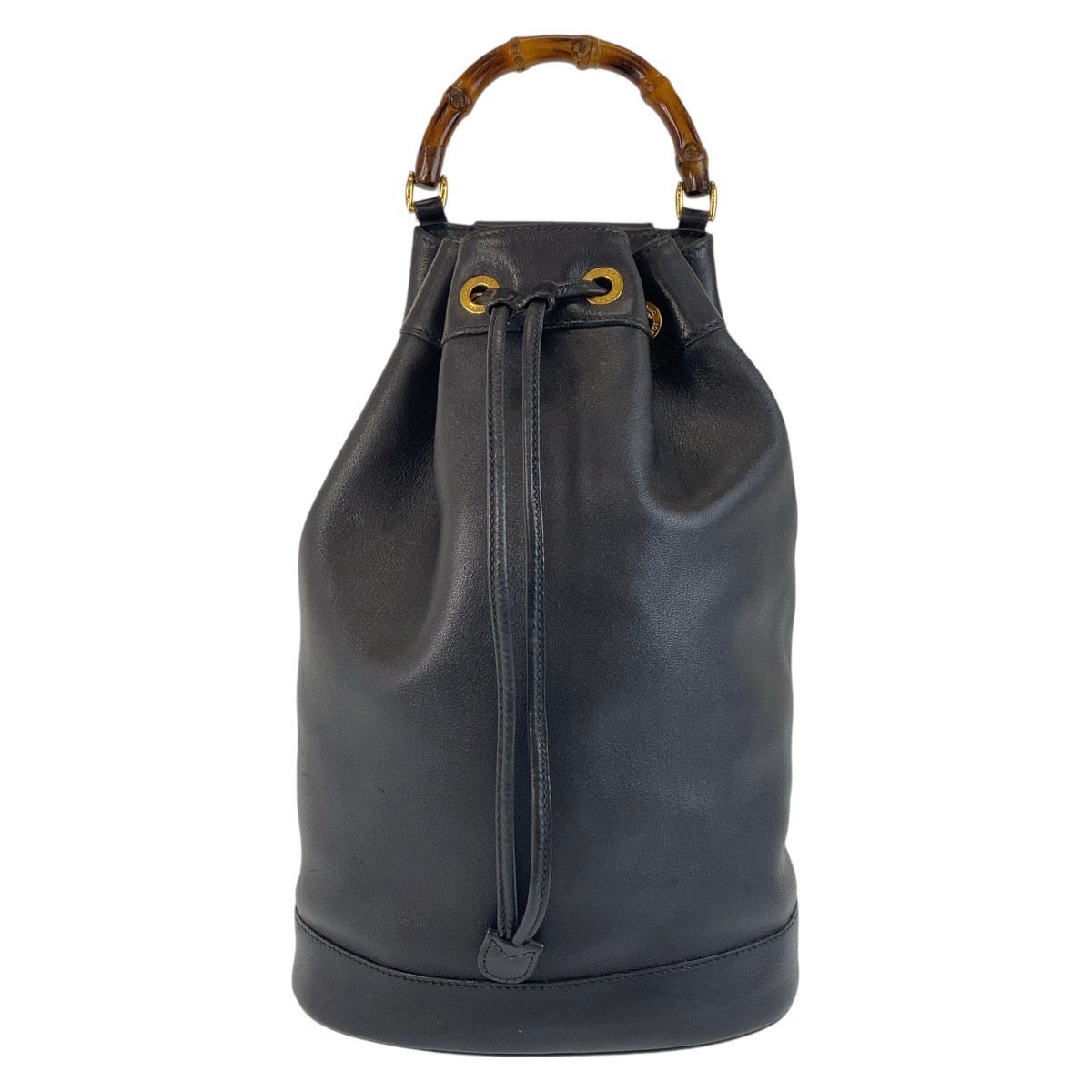 GUCCI Shoulder Bag 003 203 0036 leather Black Gold Metal Shoulder Bag Sling bag Unisex Bamboo Women Used