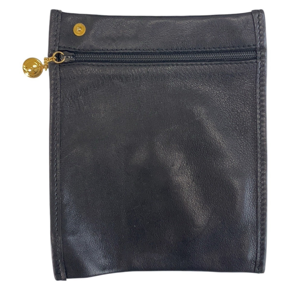 GUCCI Shoulder Bag 003 203 0036 leather Black Gold Metal Shoulder Bag Sling bag Unisex Bamboo Women Used