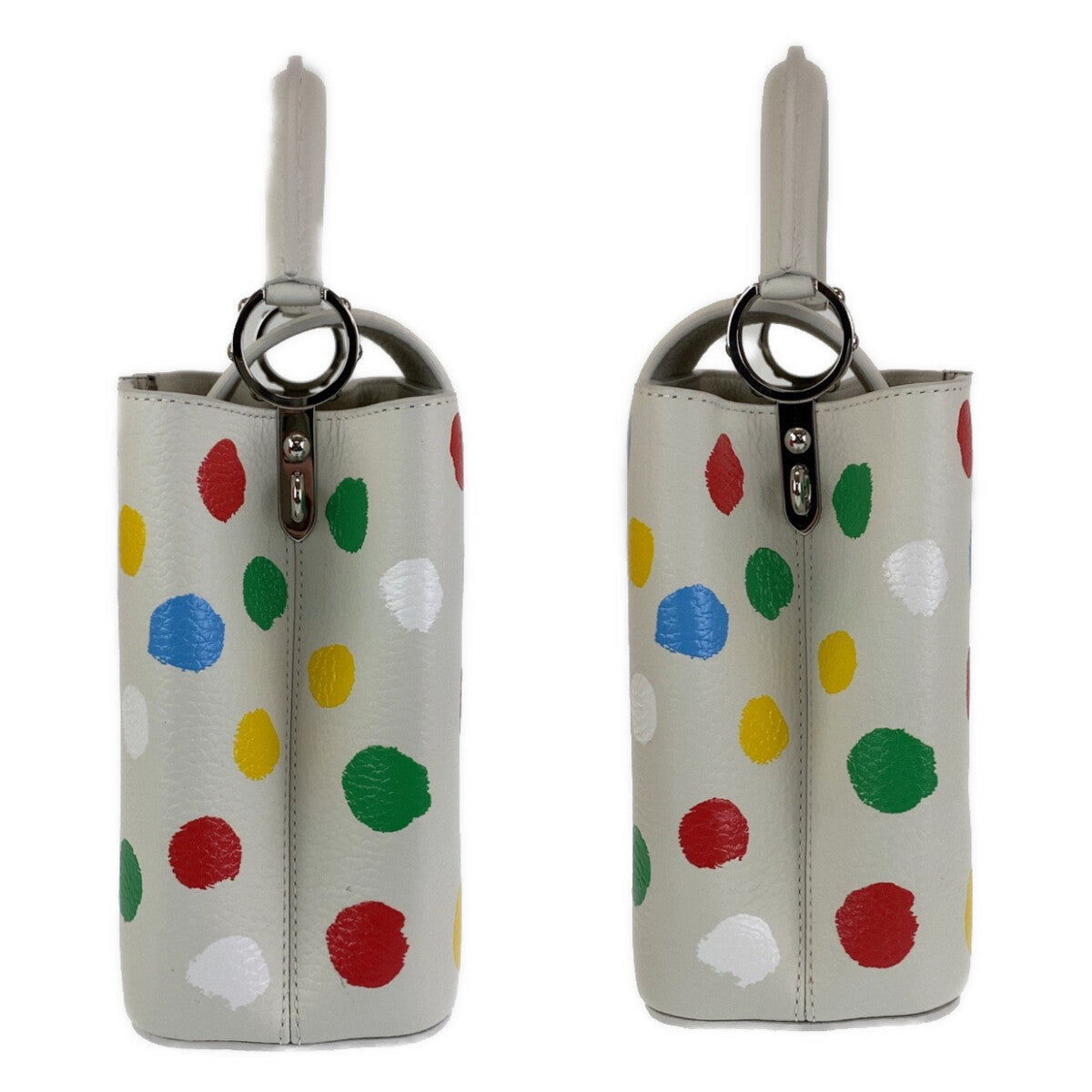 LOUIS VUITTON Handbag M21637 leather multicolor LVxYK Capucines BB Yayoi Kusama Painted Dot
