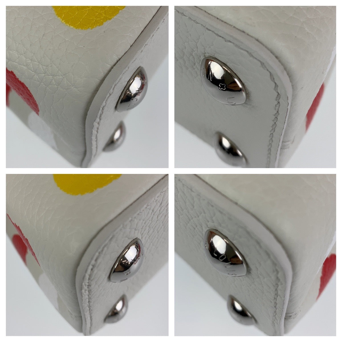 LOUIS VUITTON Handbag M21637 leather multicolor LVxYK Capucines BB Yayoi Kusama Painted Dot