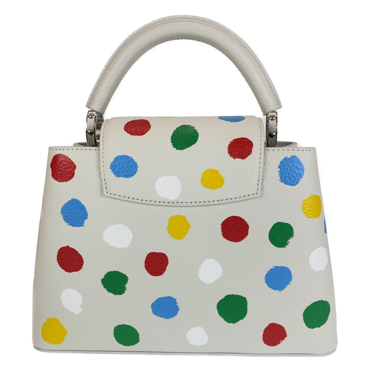 LOUIS VUITTON Handbag M21637 leather multicolor LVxYK Capucines BB Yayoi Kusama Painted Dot