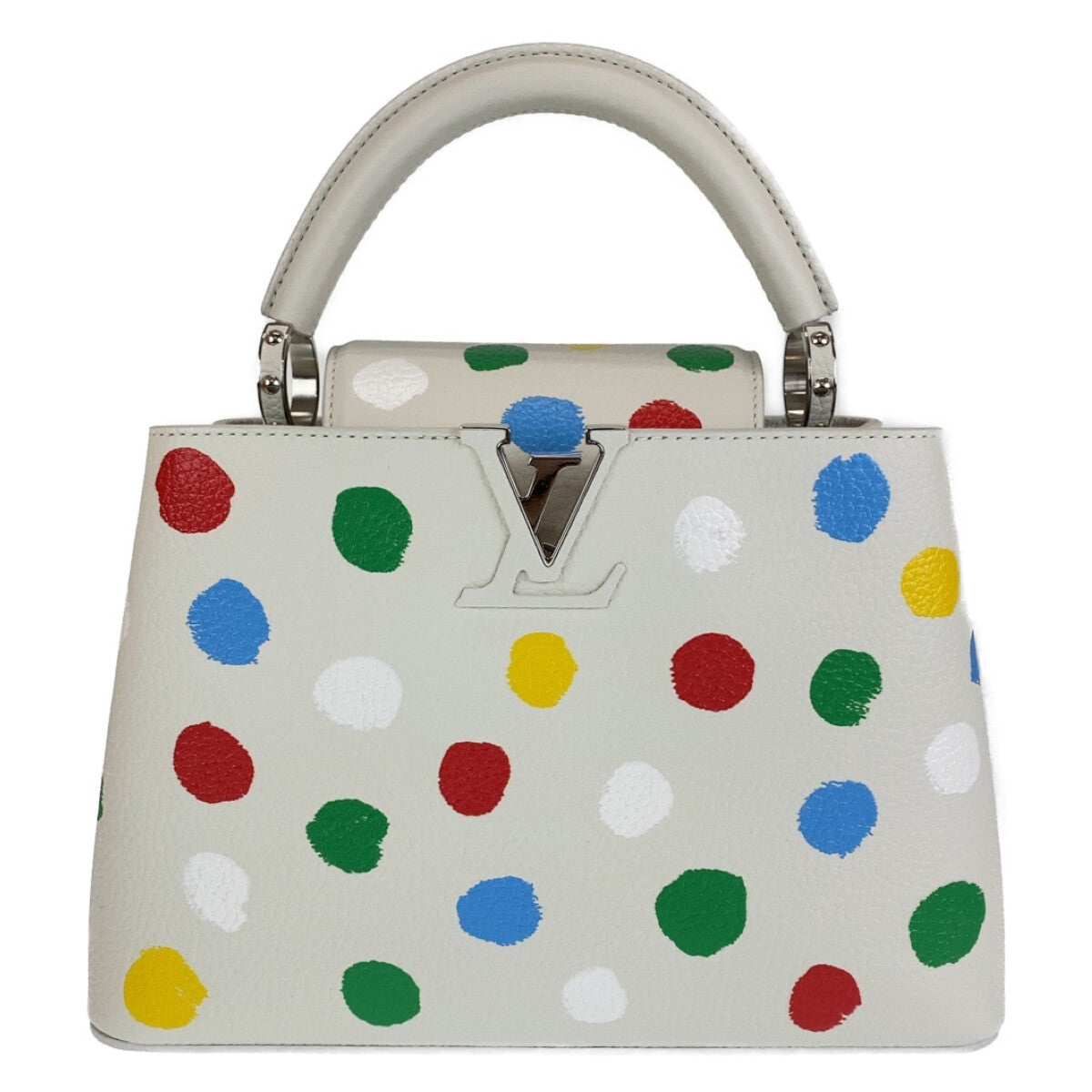 LOUIS VUITTON Handbag M21637 leather multicolor LVxYK Capucines BB Yayoi Kusama Painted Dot