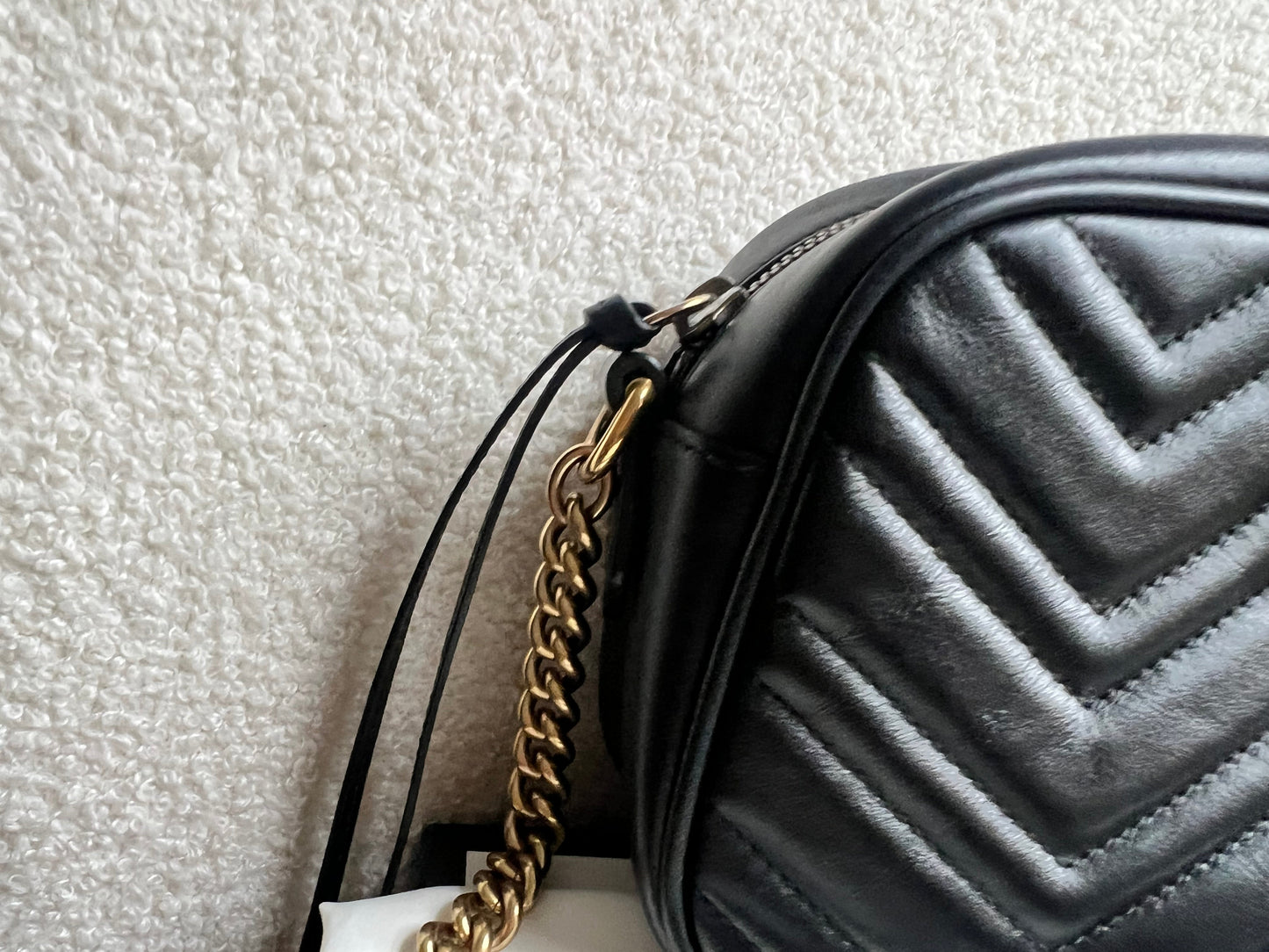 Gucci GG Black Marmont Small Shoulder Bag (RRP £1440)