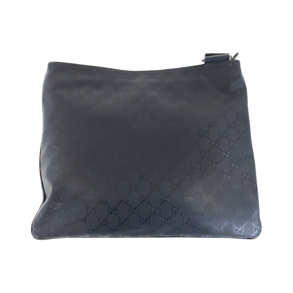 GUCCI Shoulder Bag 201446 PVC Black SilverMetal Shoulder Bag Messenger bag GG implementation mens Used