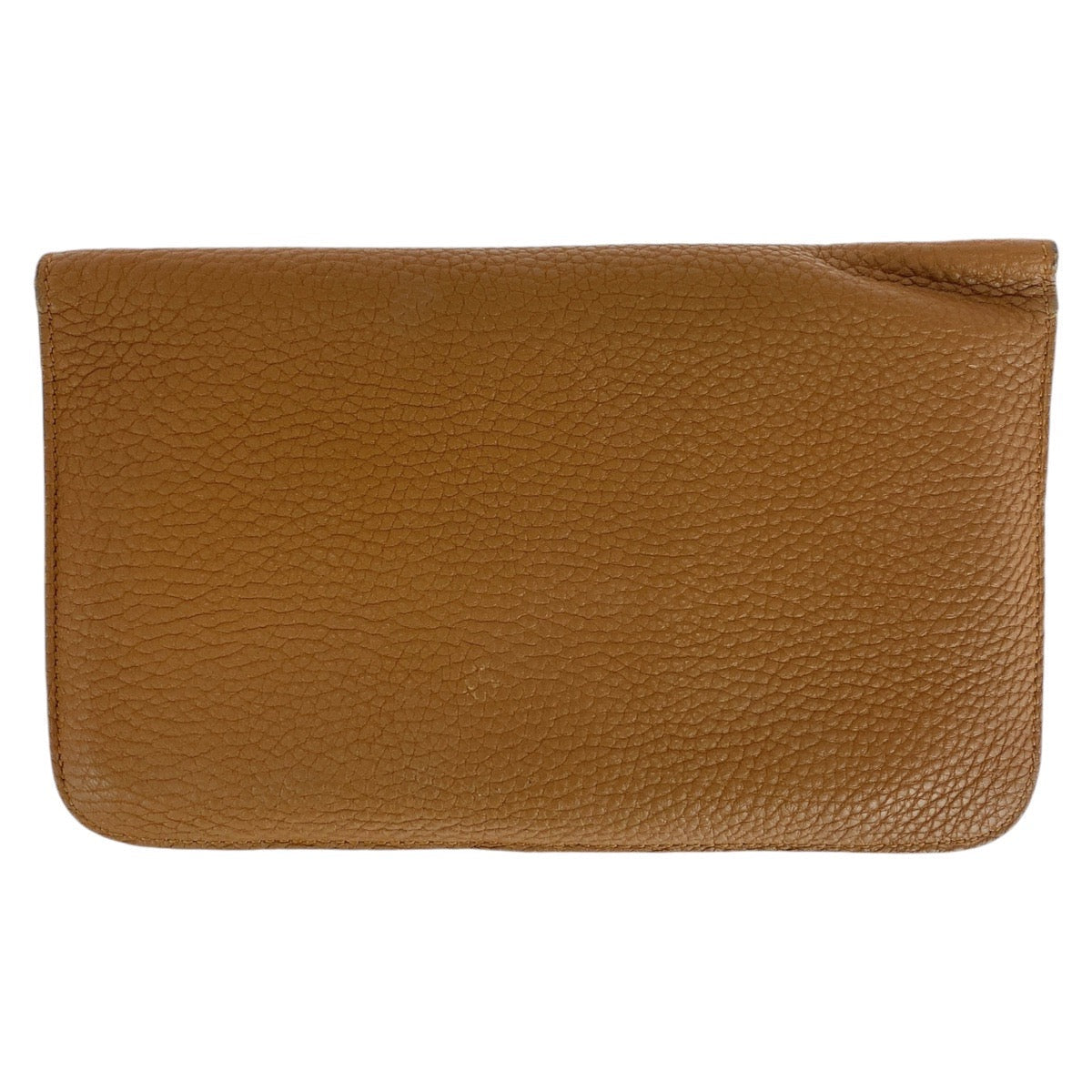 HERMES Long Wallet Purse Togo Gold Light Brown Camel Long Wallet Purse Long wallet unisex Dogon GM Women Used