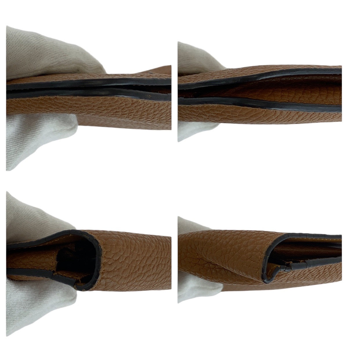 HERMES Long Wallet Purse Togo Gold Light Brown Camel Long Wallet Purse Long wallet unisex Dogon GM Women Used